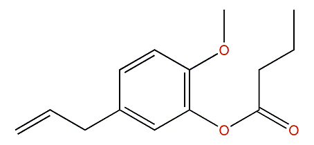 3-Allyl-6-methoxyphenyl butyrate